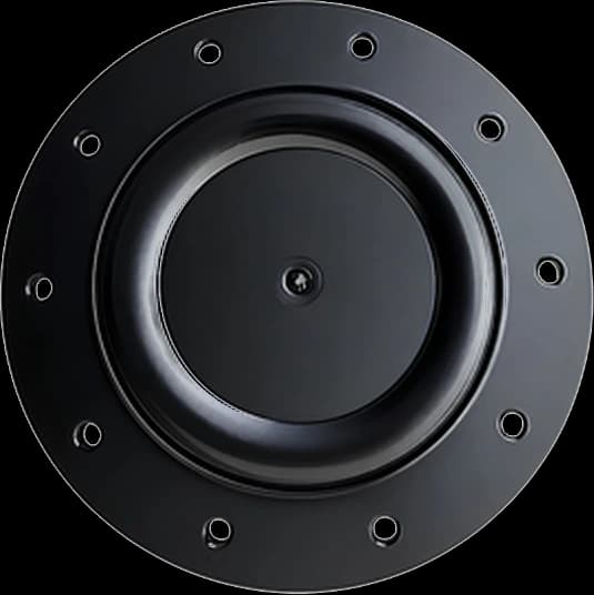 Calota Amarok, vista frontal, preto brilhante