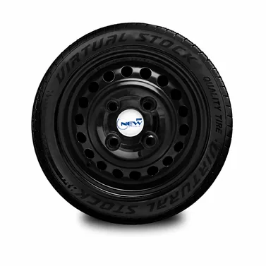 Calota New Black: instalada na roda